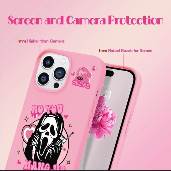 iPhone 14 Pro “No You Hang Up” Scream Case - Picture 3 of 3